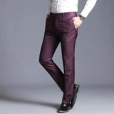 Casual straight suit pants - WOMONA.COM