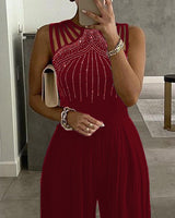 Wide Leg Jumpsuit - WOMONA.COM