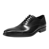 Men's Business Formal Three-joint Oxford Shoes - WOMONA.COM