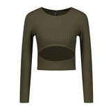 Button Bottoming Shirt Top - WOMONA.COM