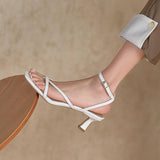 French Roman Sandals - WOMONA.COM