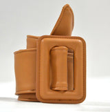 Sheepskin wide belt women - WOMONA.COM