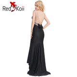 Backless Evening Dress - WOMONA.COM