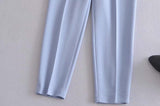Fashionable Long Pants With Belt - WOMONA.COM