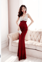 Glitter evening dress - WOMONA.COM