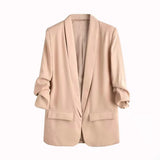 Casual Suit Jacket - WOMONA.COM