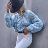 Sleeve Sweater Casual for women - WOMONA.COM