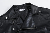 Short Leather Jacket - WOMONA.COM