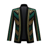 Blazer Singer Stage Performance Costume For Men - WOMONA.COM