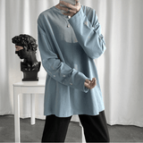 Long-Sleeved T-Shirt Men - WOMONA.COM