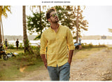 cotton and linen shirts for men - WOMONA.COM