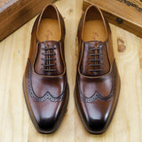 Broch Business Men's Formal Shoes - WOMONA.COM