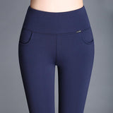 velvet padded leggings - WOMONA.COM