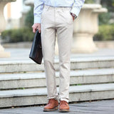 Men's Cotton hemp casual pants - WOMONA.COM