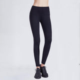 Solid color fitness pants - WOMONA.COM
