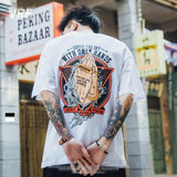 Graffiti Letters Short Sleeve T-Shirt Men - WOMONA.COM