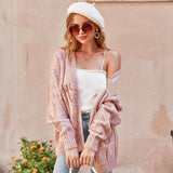 Casual Simple Sweater Cardigan - WOMONA.COM