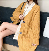 Thick Cardigan Sweater Coat - WOMONA.COM