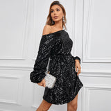 Round Neck Sexy Dress - WOMONA.COM