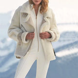 Plush Warm Jacket Women - WOMONA.COM