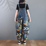 Plus Size Wide Leg Jumpsuit Ninth Pants - WOMONA.COM