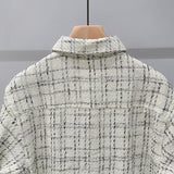 Design Plaid Tweed Shirt For Men - WOMONA.COM