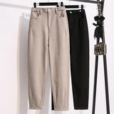 Woolen Loose Casual Pants - WOMONA.COM
