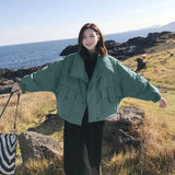 Big Pocket Short Bread Jacket - WOMONA.COM