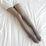 Leggings Winter Warm Fleece Pantyhose Women - WOMONA.COM