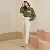 Tapered Casual Pants - WOMONA.COM