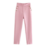 High Waist Trousers - WOMONA.COM