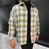 Long Sleeve Casual Shirt Men - WOMONA.COM