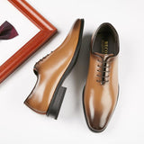 New Leather Hand-polished Business Shoes Men's - WOMONA.COM