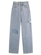 Wide Leg Loose Straight Pants - WOMONA.COM