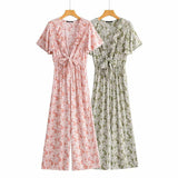 Printed Jumpsuit - WOMONA.COM