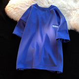 Waffle Short Sleeve T-Shirt Men - WOMONA.COM