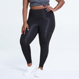 Elastic Solid Color Legging Ankle-Length Pants - WOMONA.COM