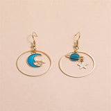 Fashion Planet Asymmetrical Earrings - WOMONA.COM