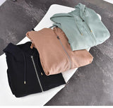 Hooded Cardigan Sweater - WOMONA.COM