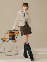 Western Style Sweater Skirt - WOMONA.COM