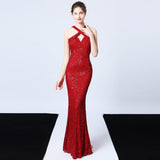 Sequined Party Dress - WOMONA.COM