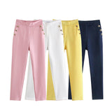 High Waist Trousers - WOMONA.COM