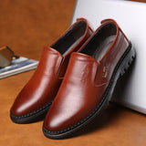 Round Toe Business Casual Shoes - WOMONA.COM