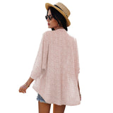 Sleeve Floral Chiffon Shirt Top - WOMONA.COM