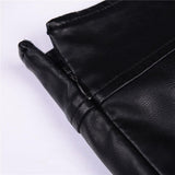 Fashion Sexy Slim PU Leather Skirt - WOMONA.COM
