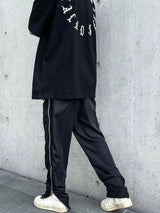 Straight Loose Fit Sweatpants - WOMONA.COM