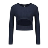 Button Bottoming Shirt Top - WOMONA.COM