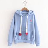 Love Hooded Sweatshirt - WOMONA.COM