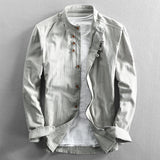 Linen Chinese Style Small Shirt Men - WOMONA.COM