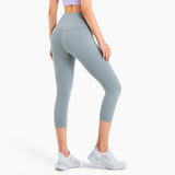 Peach Hips Fitness Cropped Pants - WOMONA.COM
